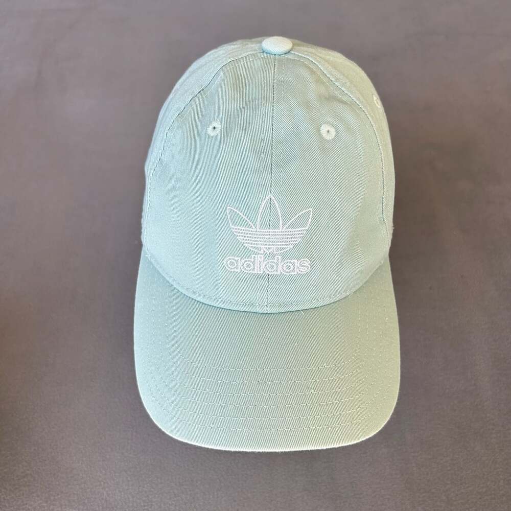 Adidas Originals Relaxed Strapback Hat OSFM Mint Green Cotton Cap